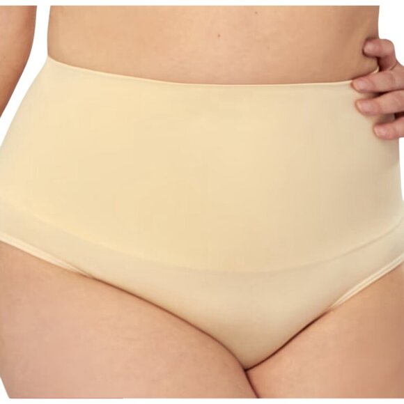 Shapermint Empetua All Day Every Day Shaper Panty Brief Nude Tan Sz LG 51010 - Picture 1 of 7